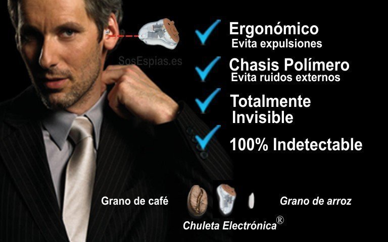 El mejor Pinganillo Chuleta Electrónica Lar 21 El mejor Pinganillo Chuleta Electrónica Lar 21