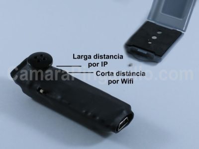 Pinganillo con Cámara Botón Wifi 3G 4G