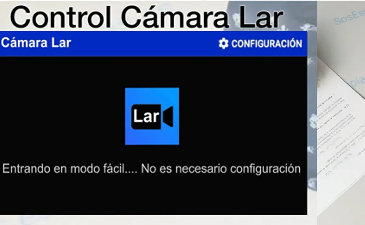 Pantalla control Cámara Lar Pro 4G La mejor cámara para exámenes Pantalla control Cámara Lar Pro 4G La mejor cámara para exámenes