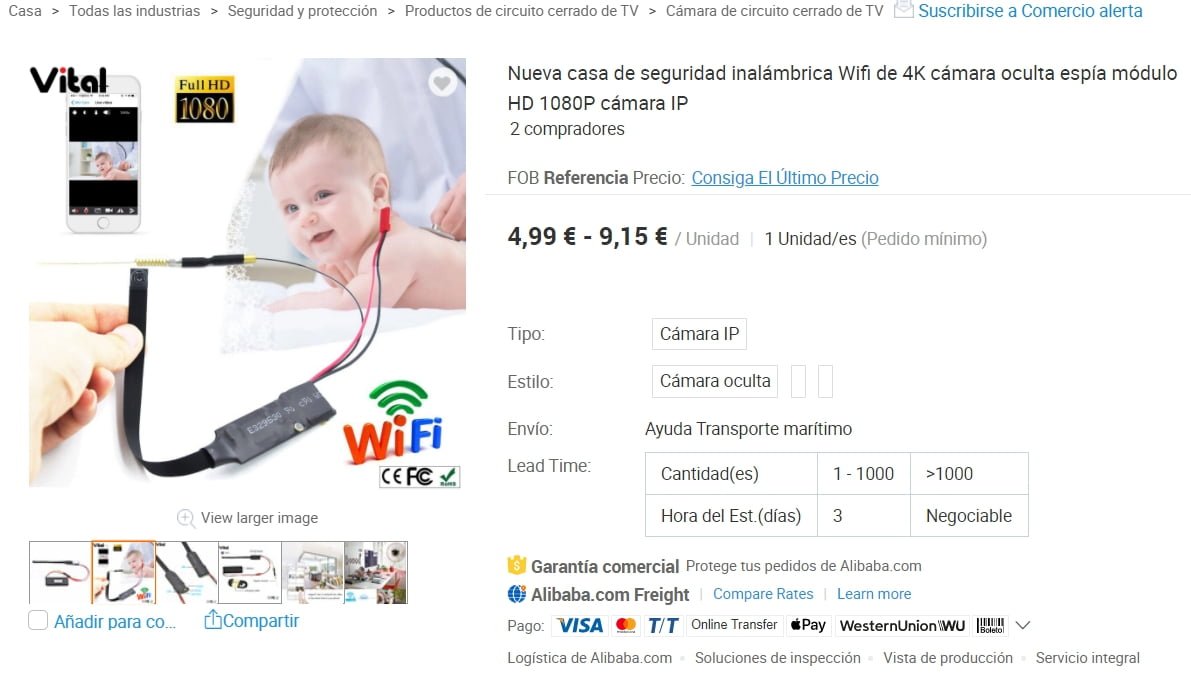 Estafa pinganillo con Cámara Botón ip wifi Ebay amazon Estafa pinganillo con Cámara Botón ip wifi Ebay amazon
